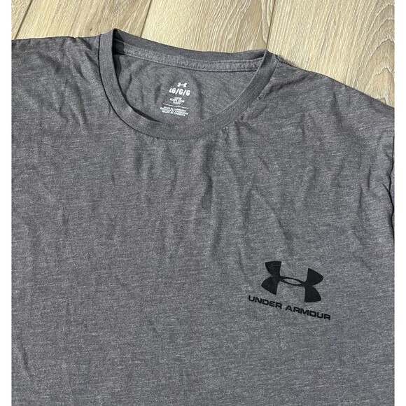 Under Armour Loose Gray Short Sleeve Athletic Short Sleeve Tee Mens Size Large - Picture 3 of 9